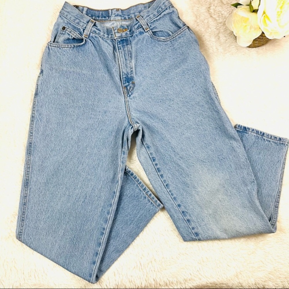Gitano Vintage High Waisted Light Wash Mom Jeans - Size 10